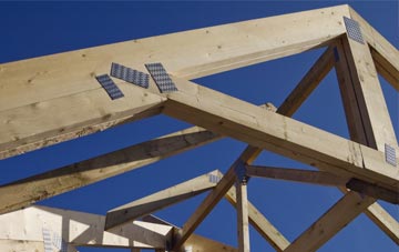 Long Oak roof trusses for new builds and additions